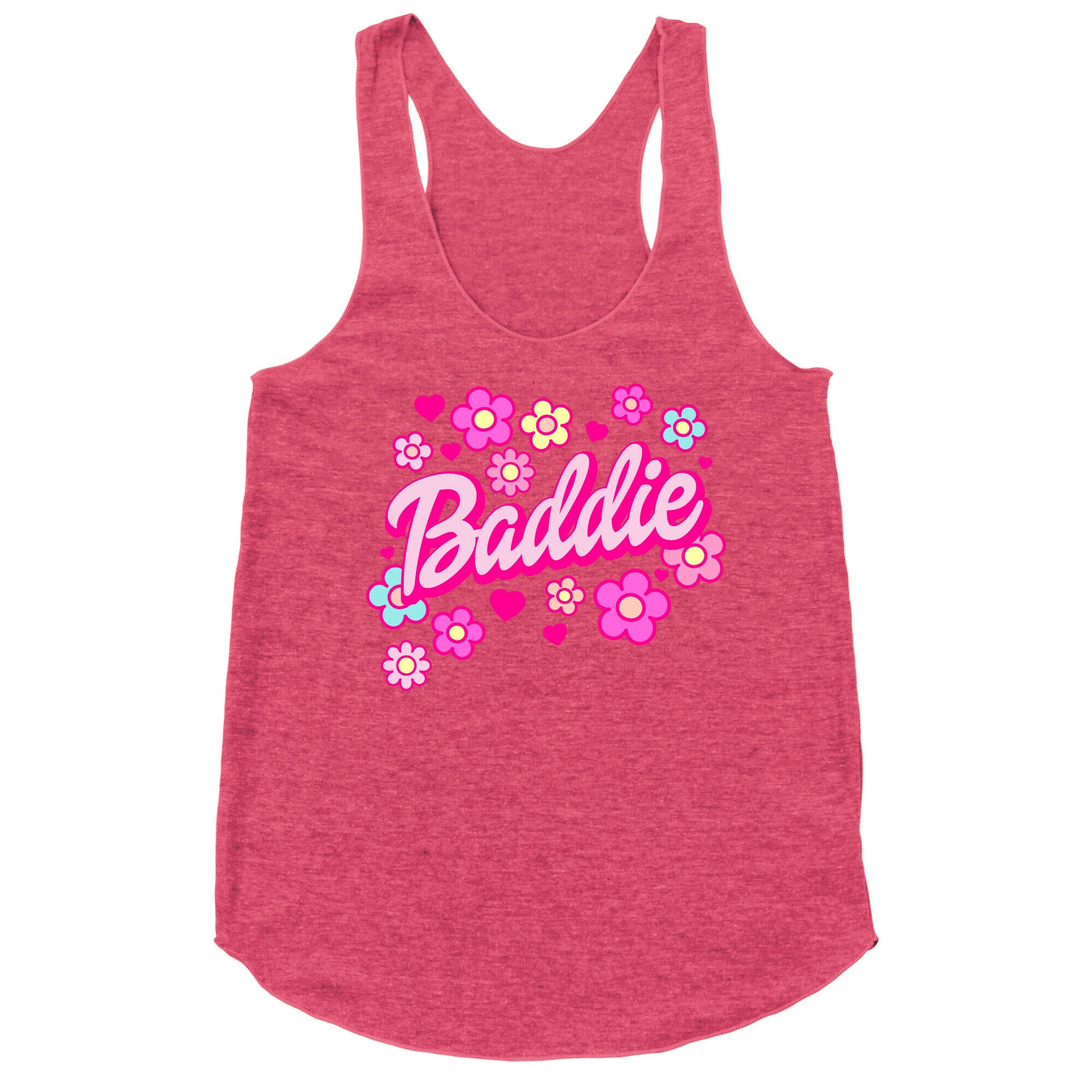 Baddie Barbie Parody Racerback Tank